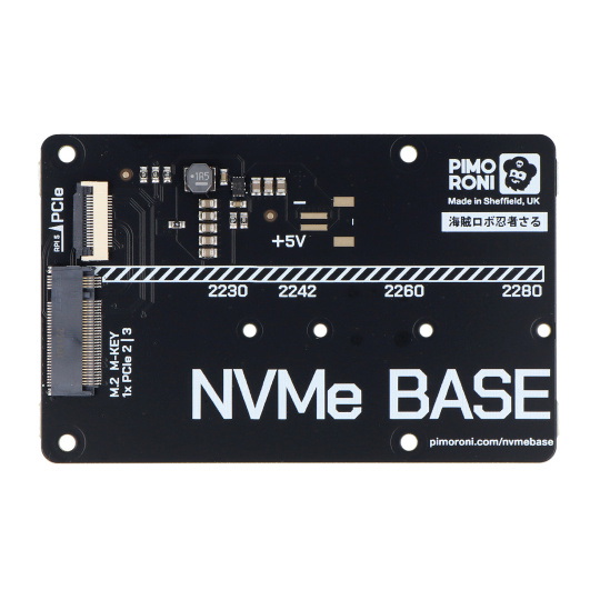 Плата розширення NVMe Base - для Raspberry Pi 5 - Pimoroni PIM699