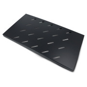 Półka do szaf serwerowych 19'' 450mm - 1U/486x270mm/do 120kg - czarna - Lanberg AK-1001-B