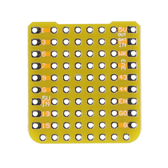 Proto Kit - Математична плата CapsuleProto для M5Capsule - 62 отвори - 5 шт. - M5Stack A141