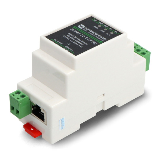 Конвертер RS485/RJ45 - TCP/IP на послідовний порт - Waveshare 20978