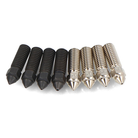 Сопла для 3D-принтерів Creality K1, CR-M4 - 0.4 мм/0.6 мм/0.8 мм - філамент 1.75 мм - 8 шт.