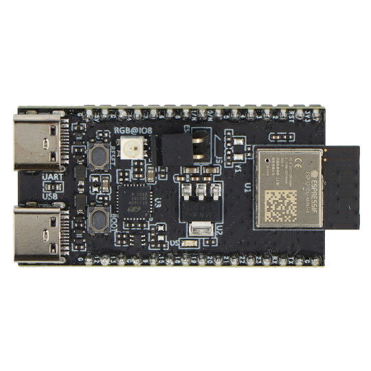 ESP32-C6-DevKitM-1-N4 - WiFi/Bluetooth/ZigBee/Thread - плата разработки с чипом ESP32-C6-MINI-1