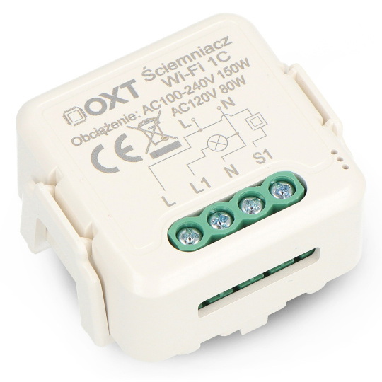 Tuya - одноканальний міні WiFi контролер освітлення - додаток для Android/iOS - OXT SWT24