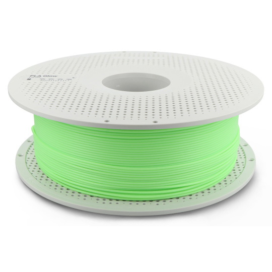 Філамент Bambu Lab PLA Glow 1,75 мм 1 кг - у комплекті з багаторазовою котушкою - Glow Green