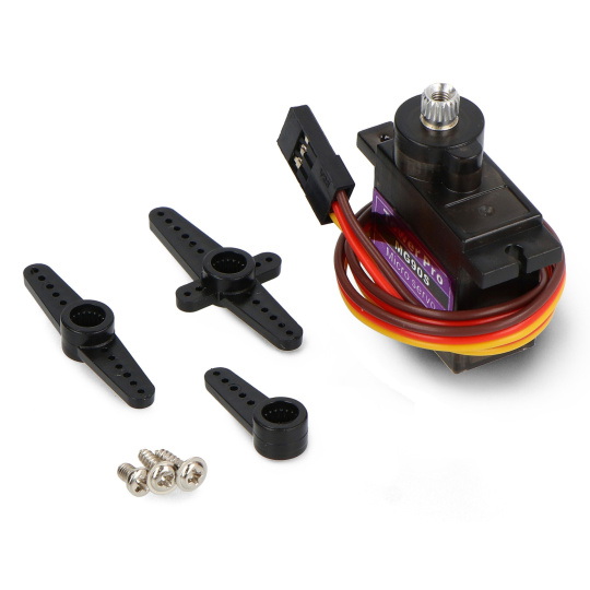 Мікроаналоговий сервопривід TowerPro MG90s з металевим редуктором