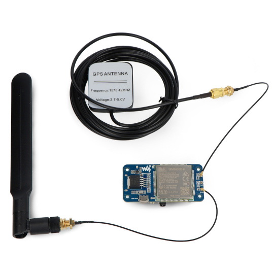 SIM7600G-H 4G HAT (B) - GNSS/LTE 4G/3G/2G наложение для Raspberry Pi - Waveshare 19485
