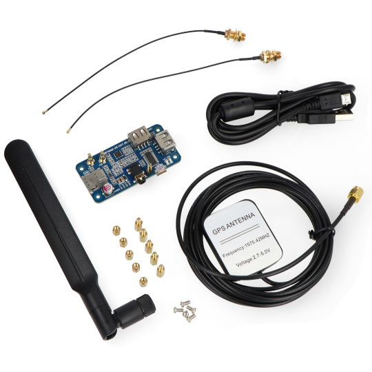 SIM7600G-H 4G HAT (B) - GNSS/LTE 4G/3G/2G наложение для Raspberry Pi - Waveshare 19485