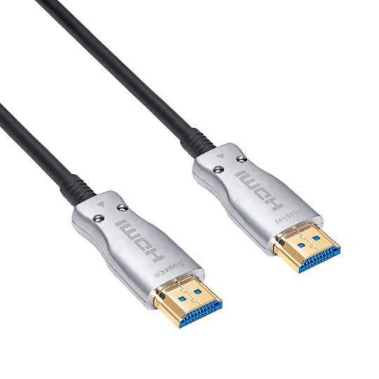 Оптичний HDMI-кабель Akyga 8K AOC 48 Гбіт/с - 5 м - Чорний - AK-HD-50L