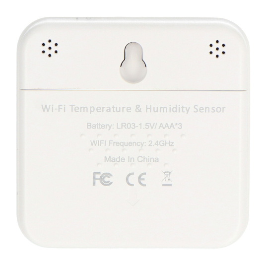 Tuya - датчик температури та вологості - WiFi - з РК-дисплеєм - додаток для Android/iOS - RTX WTHS5
