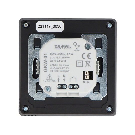Zamel Supla GKW-01 - контролер опалення зі світлодіодним дисплеєм - WiFi - додаток для Android/iOS
