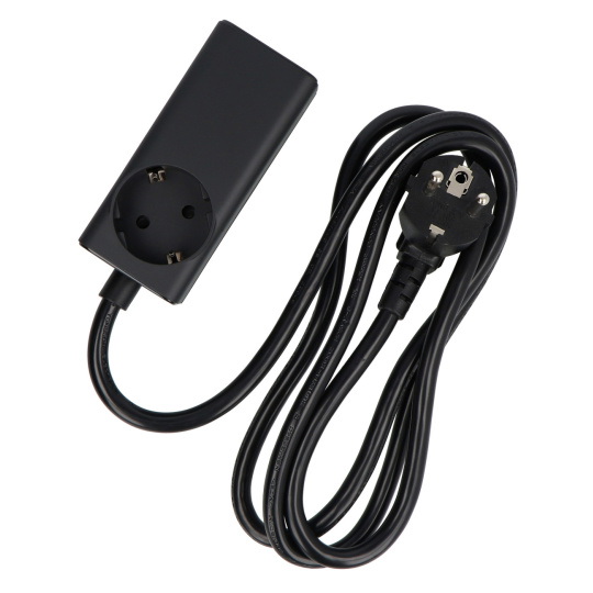 Блок живлення USB A 2x USB C - з розеткою змінного струму - 5V-20V/ 1.5A-4.5A - Akyga AK-CH-21