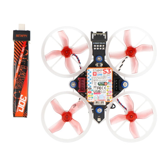 M5Stamp Fly - програмований комплект квадрокоптера з модулем розробки StampS3 - M5Stack K138