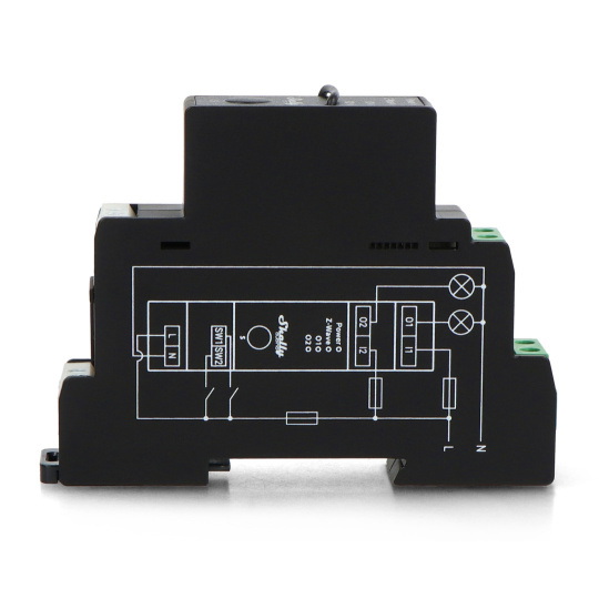 Shelly Qubino Wave Pro 2PM - 2-канальне реле для DIN-рейки з вимірювачем потужності