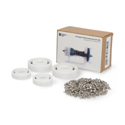 Jet Engine Model Components Kit-006 - zestaw komponentów do budowy ...
