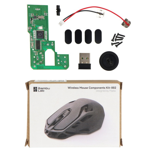 Комплект компонентів бездротової миші-002 - комплект компонентів для бездротової комп'ютерної миші - Bambu Lab