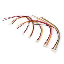 Zestaw wtyków i gniazd JST...