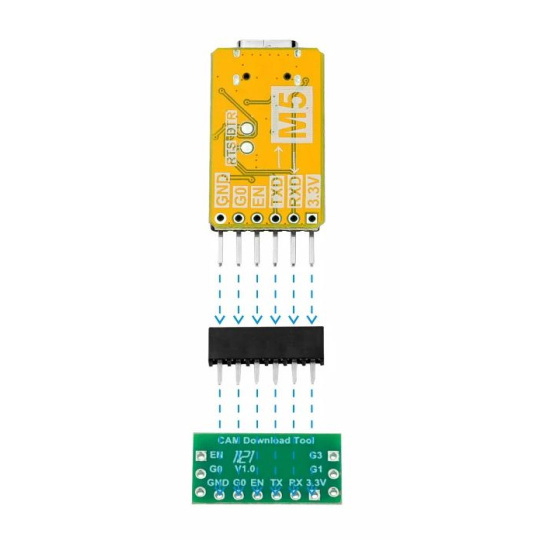 Комплект завантажувача ESP32 - адаптер USB-TTL - для модулів розробки M5Stack та ESP32/ESP8266 - M5Stack A105