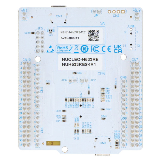 STM32 NUCLEO-H533RE - STM32H533RET6 - ARM Cortex M33