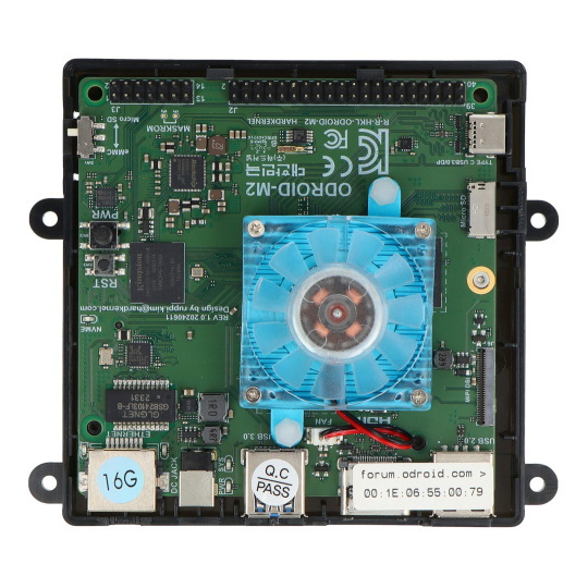 Odroid M2 - мінікомп'ютер з процесором Rockchip RK3588S2 + 16 ГБ оперативної пам'яті