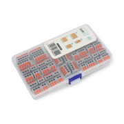 Zestaw kostek elektrycznych 2/3/4/5pin 32A/250V - pomarańczowe - 46szt. - justPi