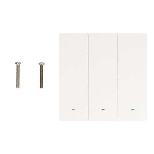 Sonoff M5-3C-86W - інтелектуальний настінний перемикач WiFi/Matter - 3-канальний - білий