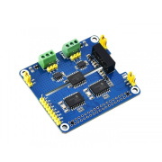 CAN Expansion HAT - 2-kanałowa izolowana nakładka CAN do Raspberry Pi - MCP2515 + SI65HVD230 - Waveshare 17912
