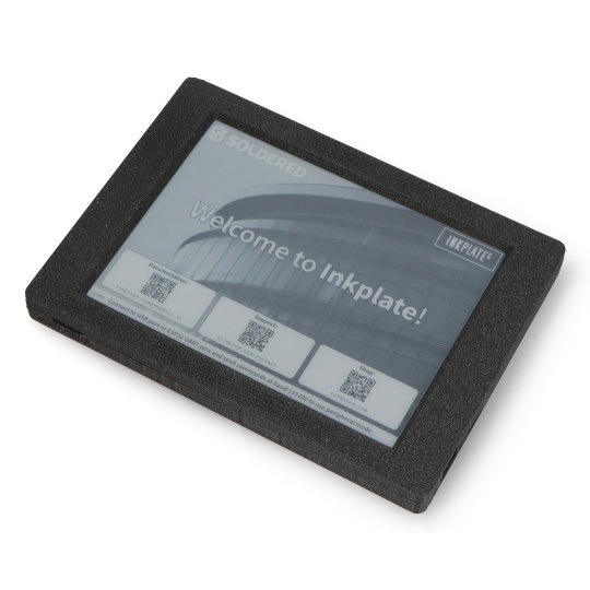 Inkplate 6 з корпусом і батареєю - 6-дюймовий дисплей електронного паперу 800x600 пікселів - ESP32 - сумісний з Arduino - припаяни