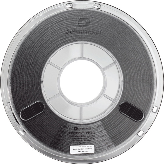 Філамент Polymaker PolyMax Tough PETG 1,75 мм 0,75 кг - Чорний
