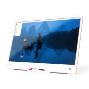 Raspberry Pi Monitor - ekran LCD IPS 15,6'' 1920x1080px HDMI + USB - czerwono-biały