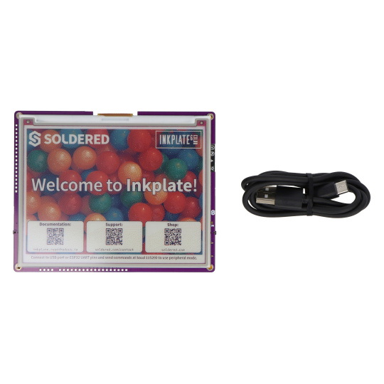 Inkplate 6COLOR - e-paper display 600x448px - ESP32 - Arduino compatible - Soldered 333238