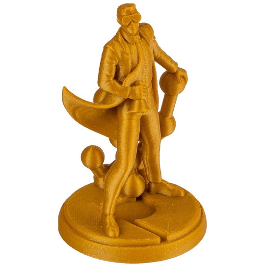 Філамент Polymaker PolyLite Metalic PLA Pro 1.75 мм 1 кг - золотистий