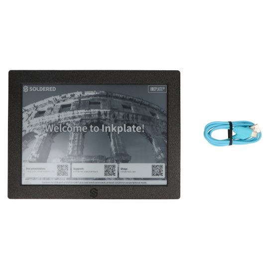 Inkplate 10 з корпусом та батареєю - дисплей для електронного паперу 9.7 дюймів 1200x820 пікселів - ESP32 - сумісний з Arduino - п