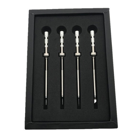 Набір із 4 паяльних наконечників Pinecil - серія Fine, тип TS - Pine64 TIPK2