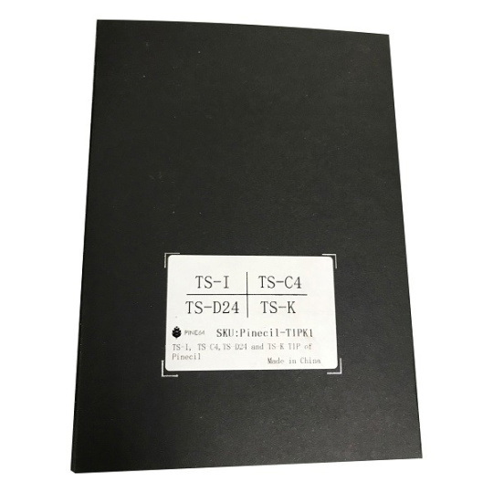 Набір із 4 паяльних наконечників Pinecil - серія Gross тип TS - Pine64 TIPK1