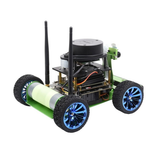Комплект JetRacer Professional Version ROS AI Kit B - 4-колісний робот-платформа AI + комплект розробки Nvidia Jetson Nano - Waves