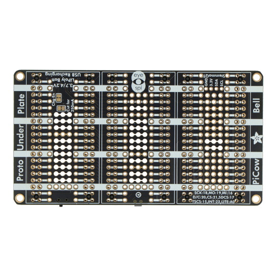 Proto Tripler PiCowbell - прототип плати для Raspberry Pi Pico/PicoW - STEMMA QT/Qwiic - Adafruit 5967