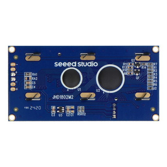 Grove - LCD дисплей 2x16 I2C біло-синій з підсвічуванням