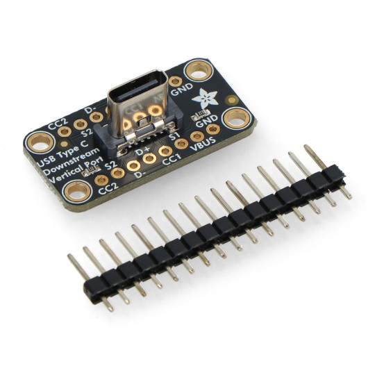 Модуль с двухсторонним разъемом USB Type-C — разъем для макетной платы — Adafruit 5993