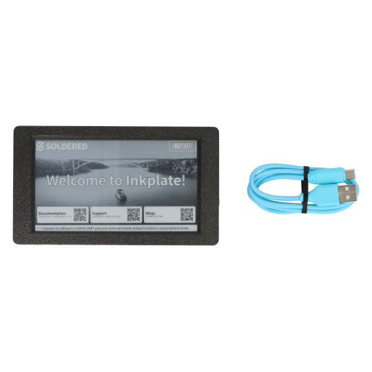 Inkplate 5 з корпусом - дисплей для електронного паперу 5.2'' 960x540px - ESP32 - сумісний з Arduino - паяний 333256