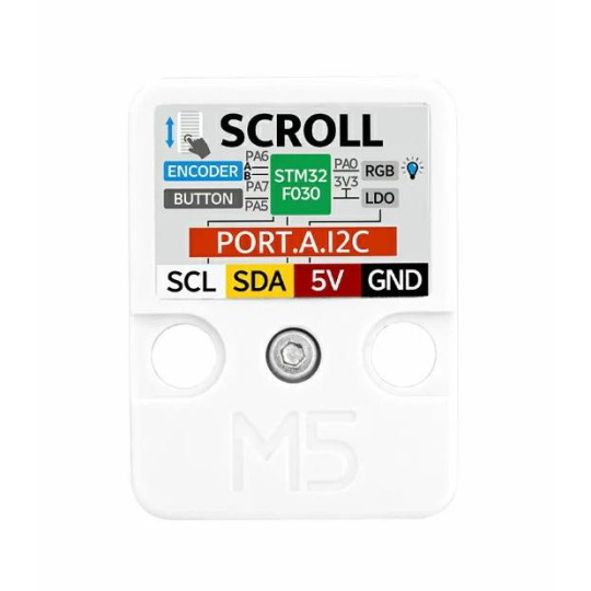 Прокрутка - поворотний енкодер з кнопкою - Модуль розширення блоку - M5Stack U186