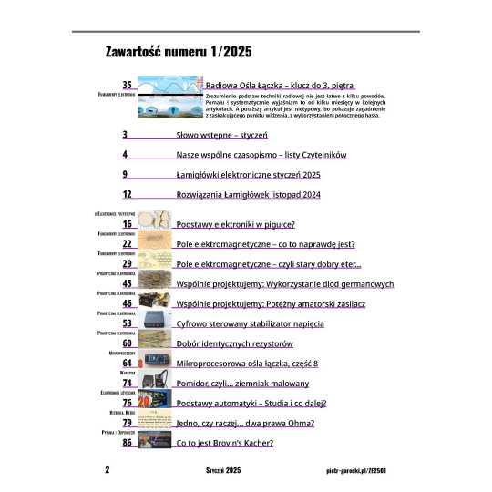 Розуміння електроніки (1/2025) - щомісячне, цифрове видання