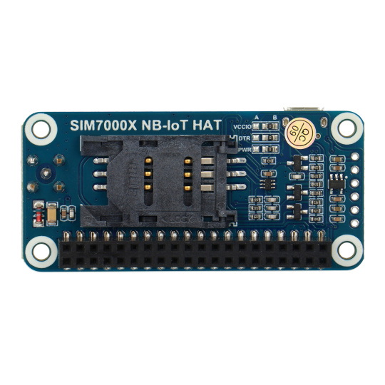 LTE GPS HAT - NB-IoT/LTE/GPRS/GPS SIM7000E - накладка для Raspberry Pi 3B+/3B/2B/Zero - Waveshare 14865