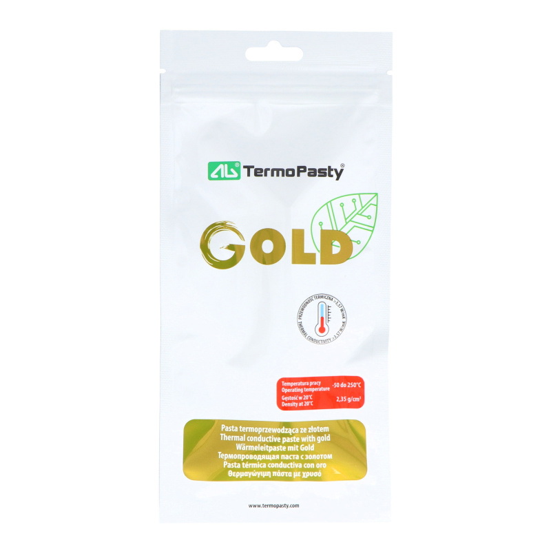 Pasta termoprzewodząca AG Gold - strzykawka 3g
