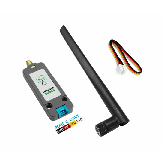 Модуль LoRaWAN EU868MHz з антеною - Модуль розширення блоку - M5Stack U184-EU868