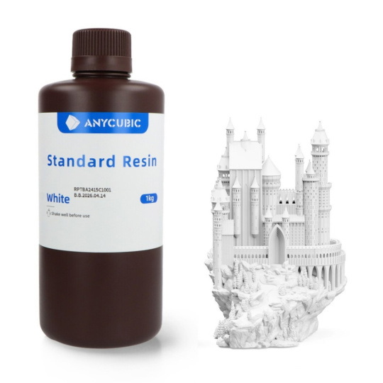 Смола для 3D-принтерів - Anycubic 3D Printing UV Standard Resin Basic 1L - Біла