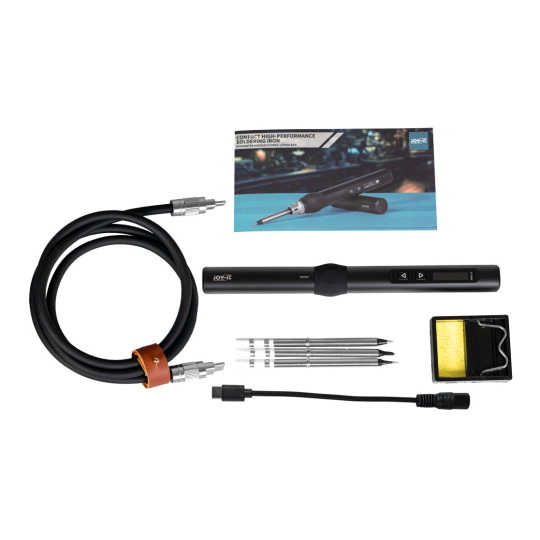 Паяльник з контролем температури - USB C PD - 65 Вт - Joy-IT JT-SI01