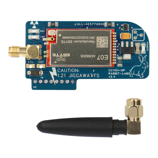 Конденсатор потоку - підсилювач сигналу CC1101 з антеною 433 МГц для Flipper Zero - Rabbit Labs