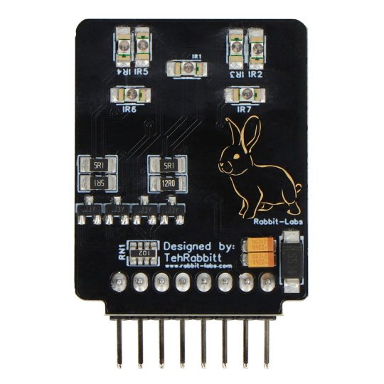 ІЧ-бластер - ІЧ-підсилювач з 7 світлодіодами для Flipper Zero - Rabbit Labs