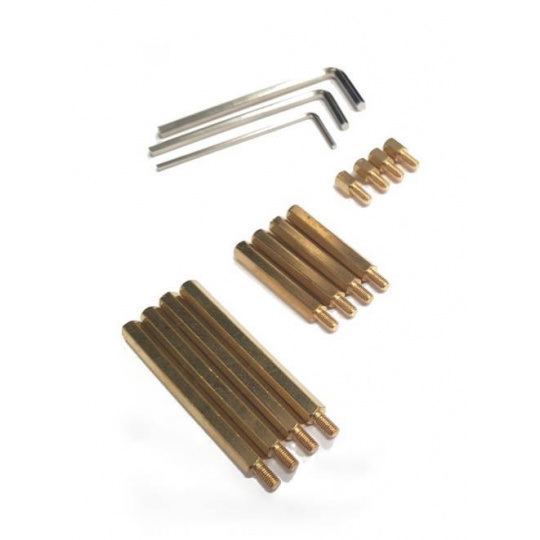 Комплект гвинтів, гайок та проставок M3/M4 - 120 шт.