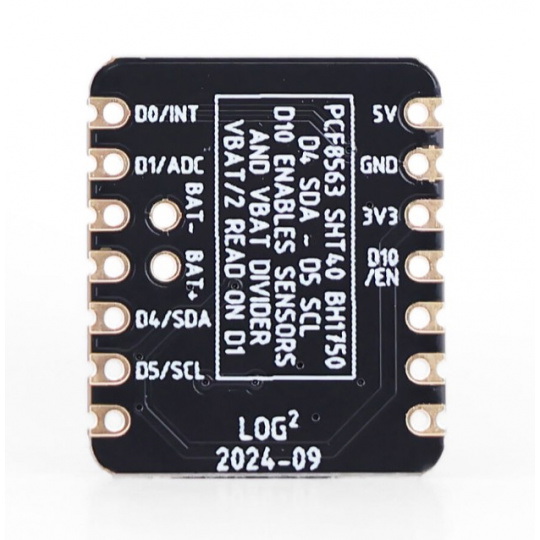Xiao Logger HAT - модуль розширення з RTC та датчиками навколишнього середовища для Seeed Xiao - Seeedstudio 114993446